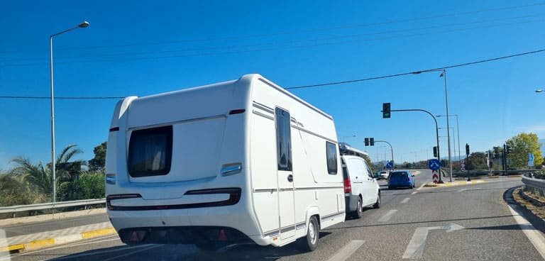 Transport de caravane par le transporteur bentransport22 en bretagne