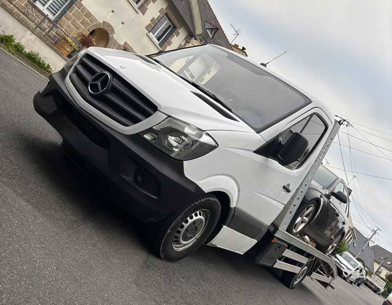 camion plateau transport de voiture cotes d'armor